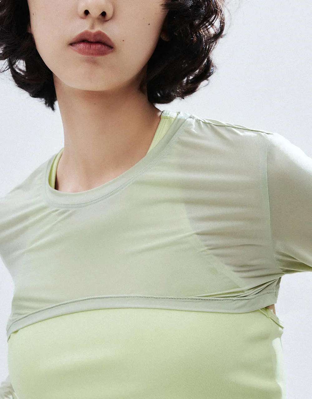 2 In 1 Crew Neck Loose T-Shirt sold by Urban Revivo product image thumbnail 4