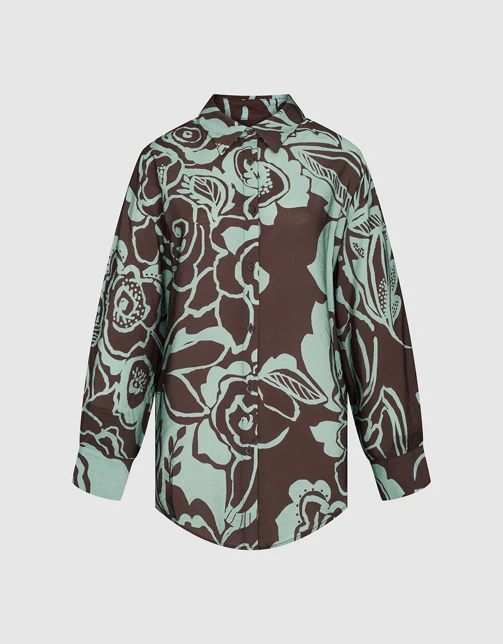 Printed Straight Shirt sold by Urban Revivo product image thumbnail 2