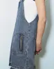 Raw Hem Denim Pinafore Dress sold by Urban Revivo
