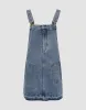 Raw Hem Denim Pinafore Dress sold by Urban Revivo