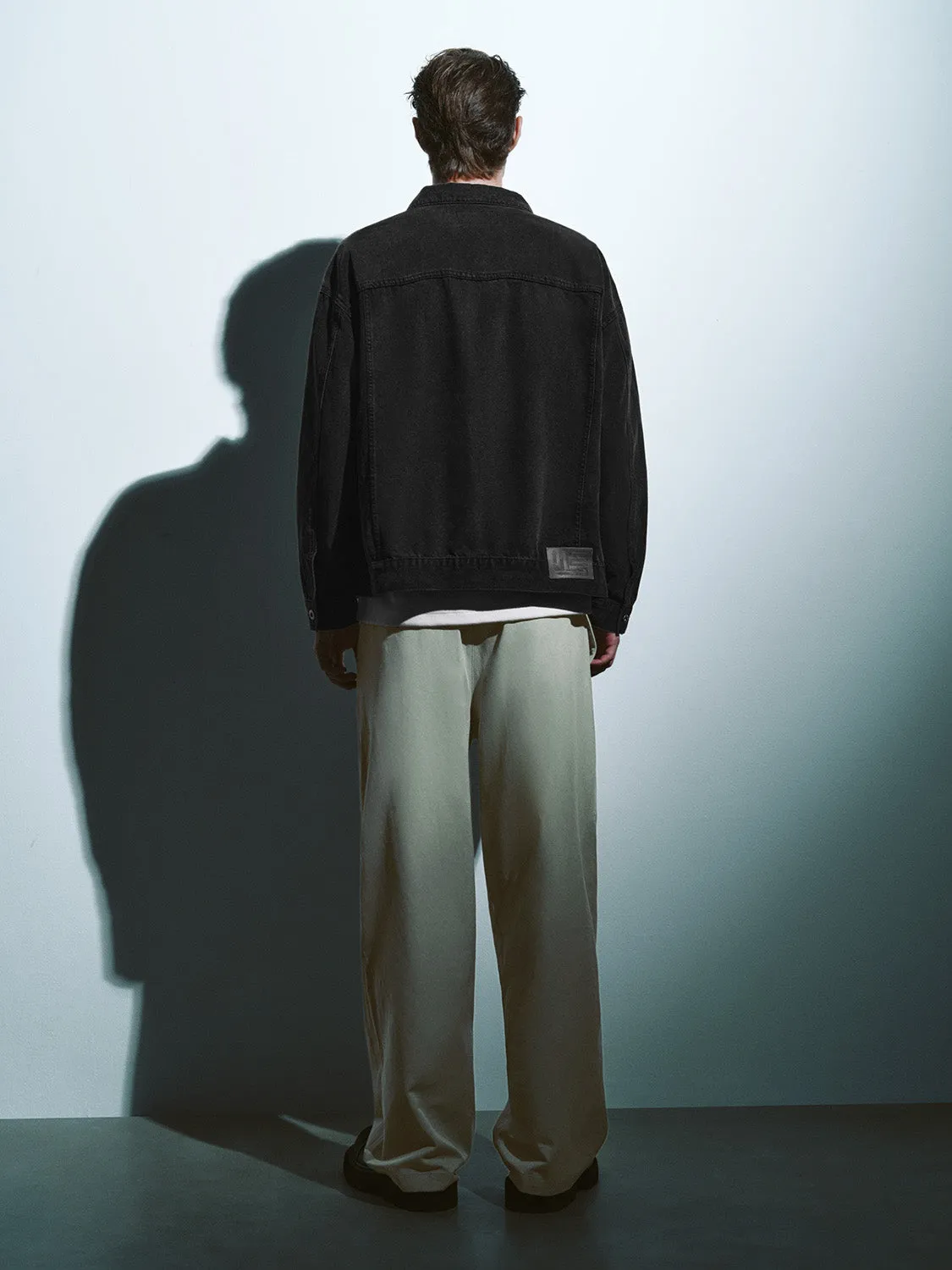 Button Up Loose Denim Jacket sold by Urban Revivo product image thumbnail 4