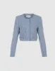 Cropped Tweed Jacket sold by Urban Revivo