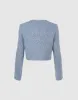 Cropped Tweed Jacket sold by Urban Revivo