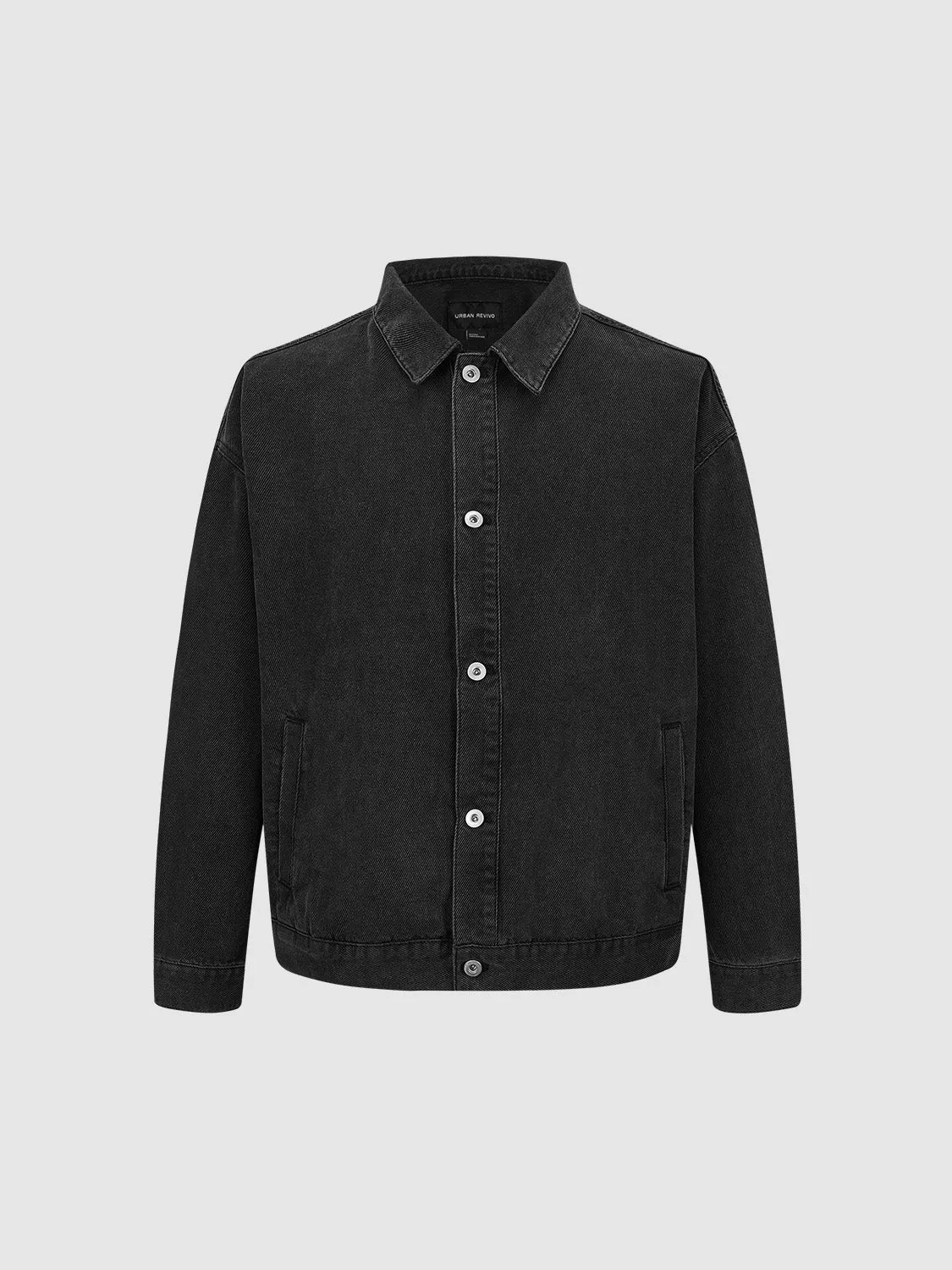 Button Up Loose Denim Jacket sold by Urban Revivo product image thumbnail 2