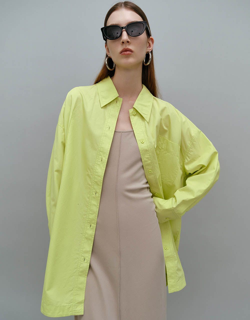 Button Up Loose Shirt sold by Urban Revivo