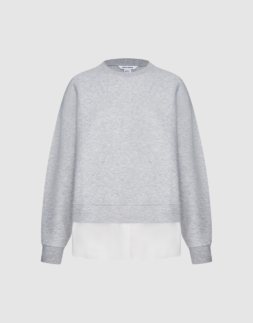 Crew Neck Loose Sweatshirt sold by Urban Revivo product image thumbnail 2