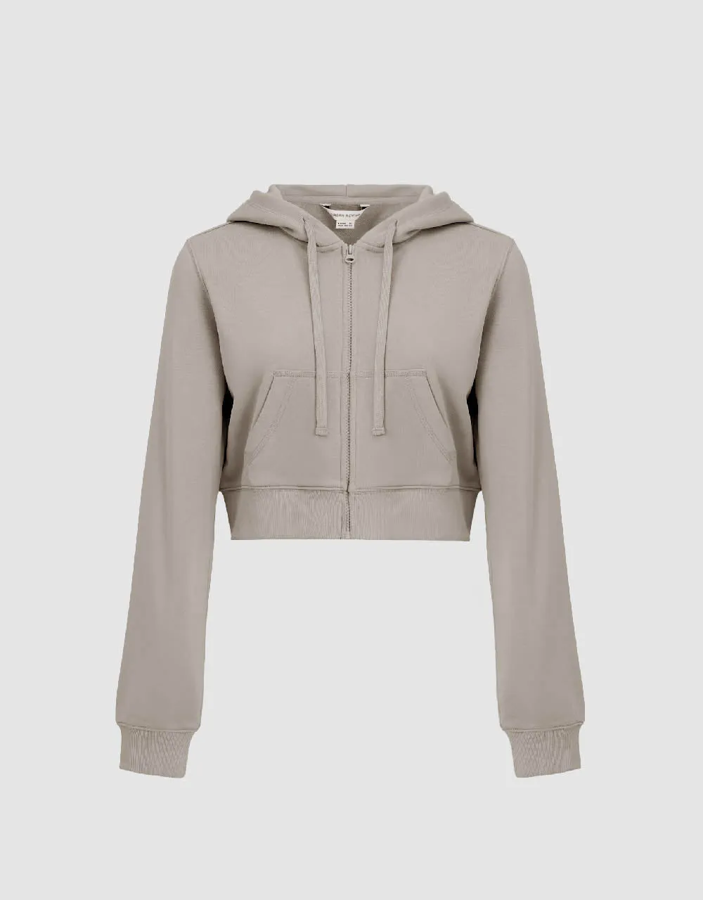 Zipper Front Hooded Knitted Jacket sold by Urban Revivo product image thumbnail 2