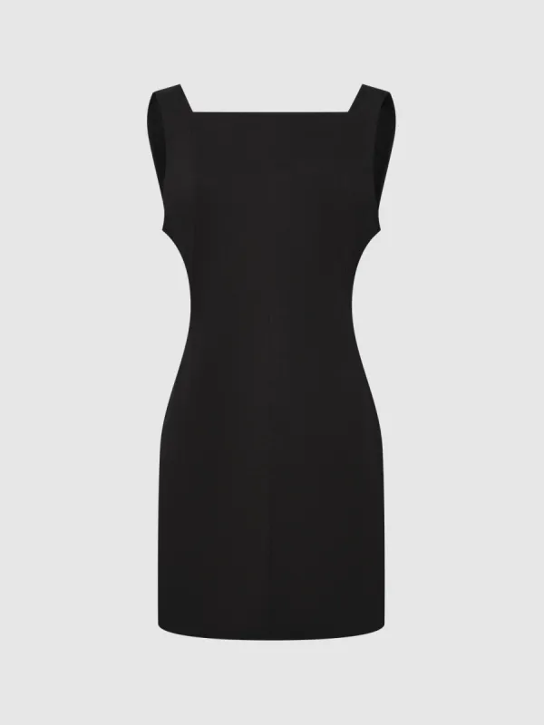 Sleeveless Square-cut Collar Skinny Dress sold by Urban Revivo