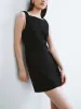 Sleeveless Square-cut Collar Skinny Dress sold by Urban Revivo