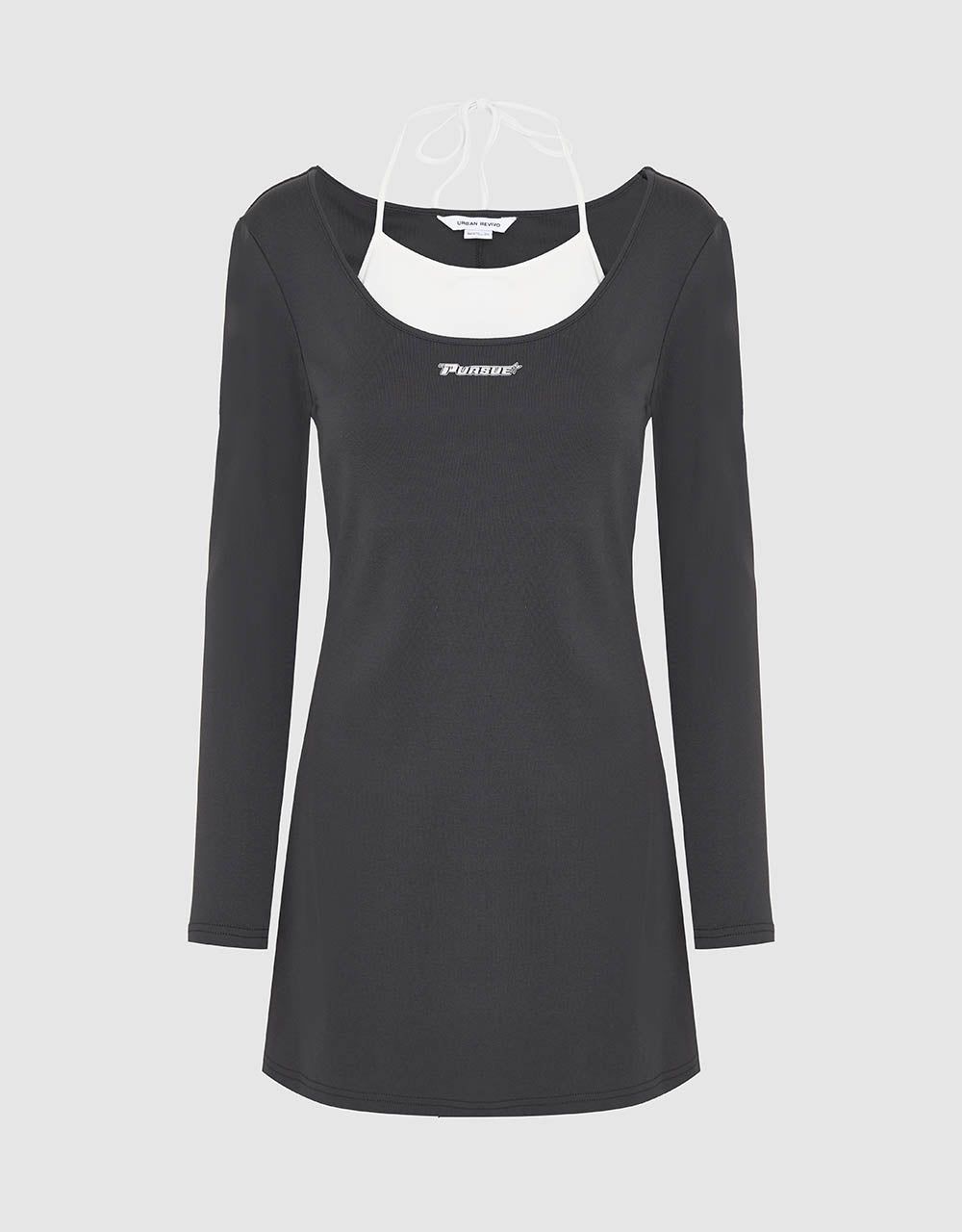 2 In 1 U Neck A-Line Dress sold by Urban Revivo product image thumbnail 2