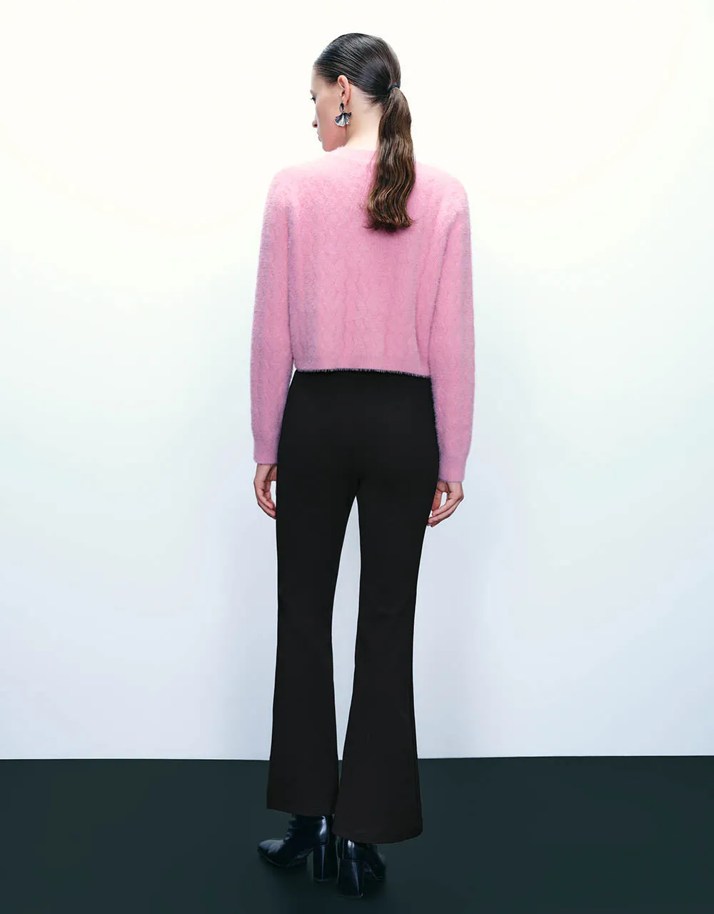 Button Up Crew Neck Knitted Cardigan sold by Urban Revivo product image thumbnail 4