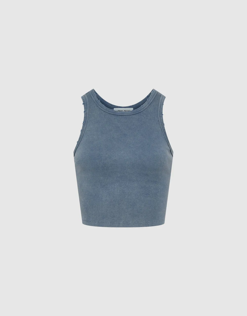 Crew Neck Knitted Tank Top sold by Urban Revivo product image thumbnail 2