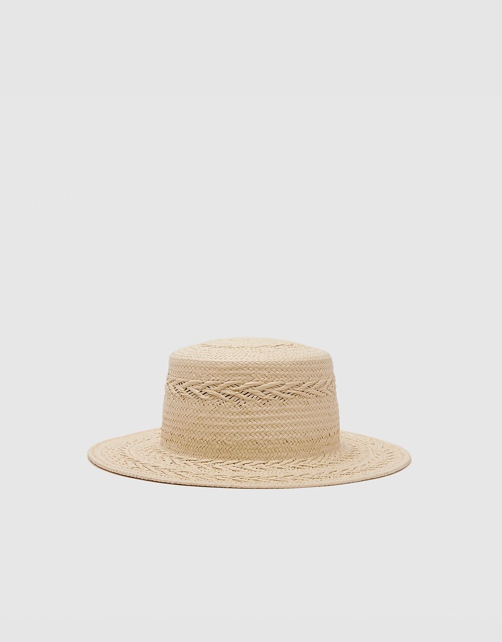 Wide Brim Straw Hat sold by Urban Revivo product image thumbnail 2