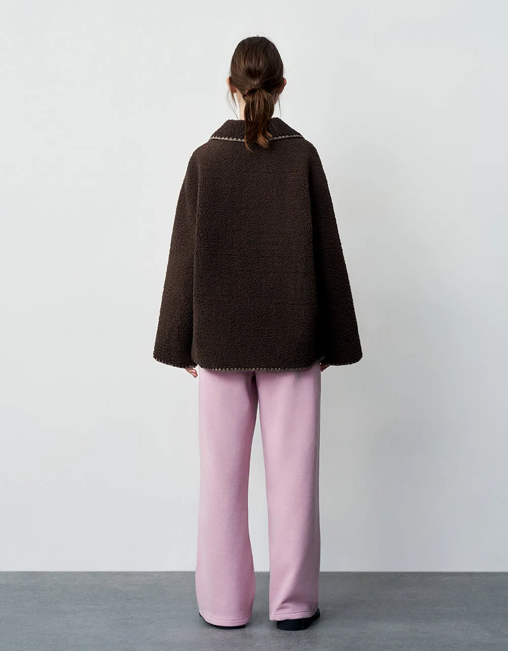 Button Up Straight Furry Jacket sold by Urban Revivo product image thumbnail 4