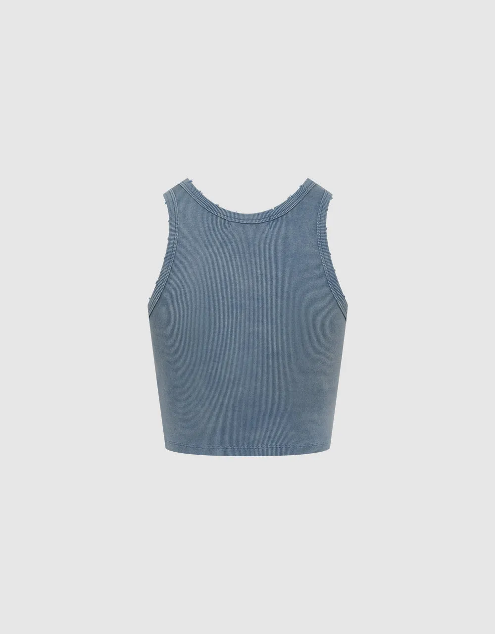 Crew Neck Knitted Tank Top sold by Urban Revivo product image thumbnail 5