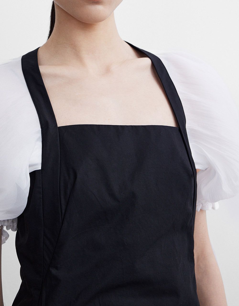 Combination Puff Sleeve Dress sold by Urban Revivo product image thumbnail 3