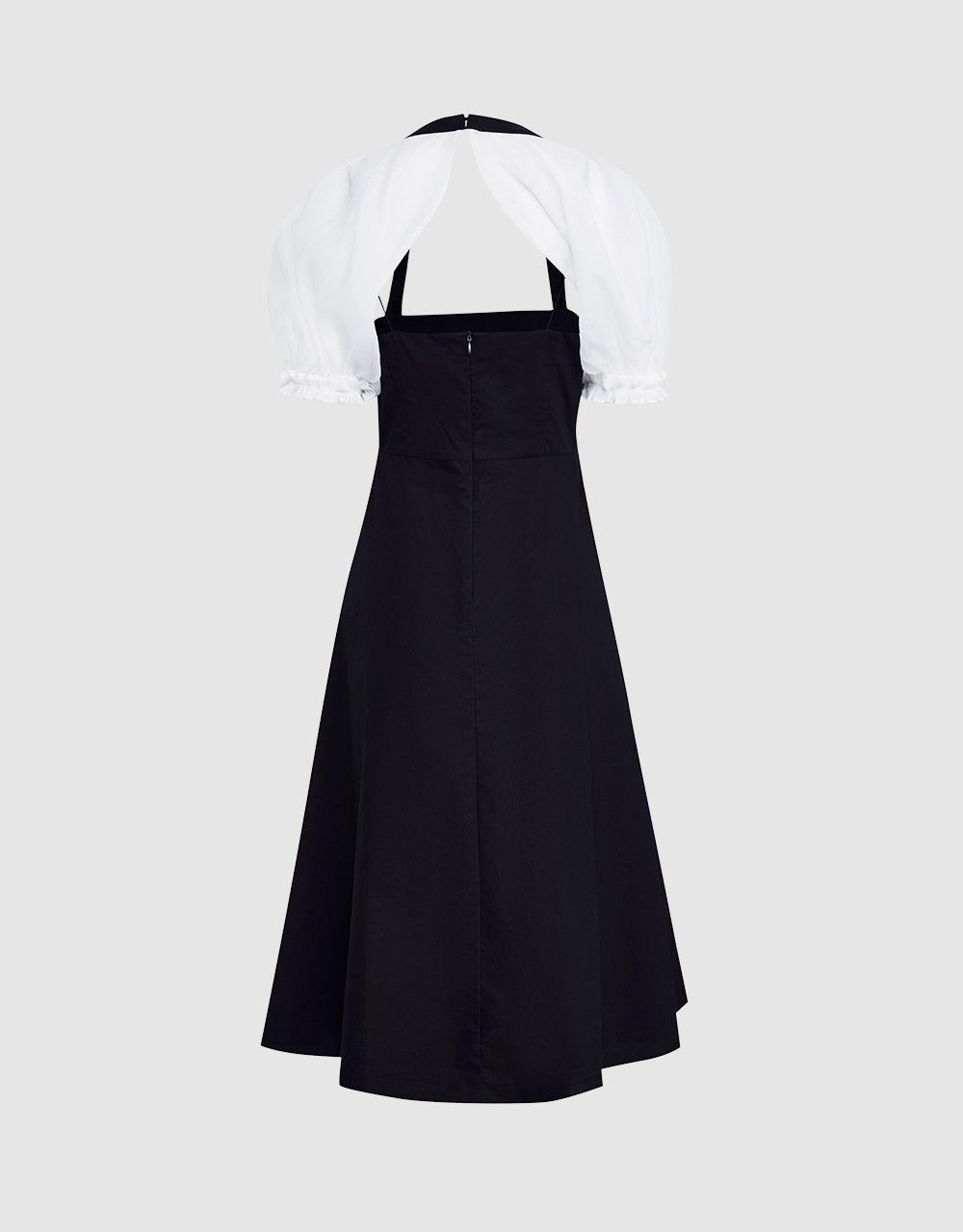 Combination Puff Sleeve Dress sold by Urban Revivo product image thumbnail 4