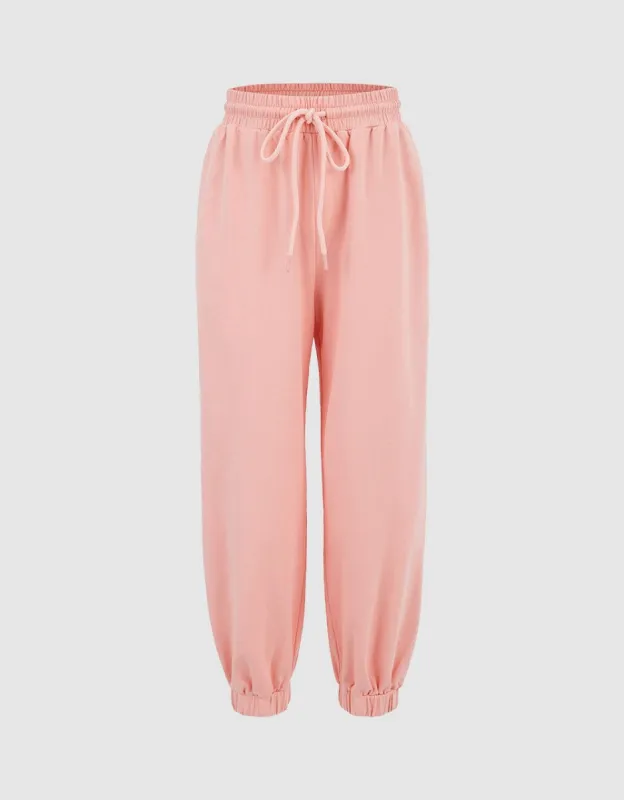 Elastic Waist Jogger Pants sold by Urban Revivo