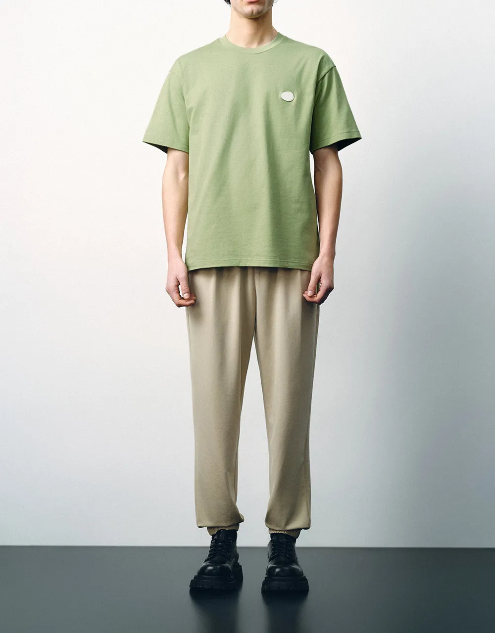 Drawstring Waist Knitted Jogger Pants sold by Urban Revivo product image thumbnail 3