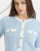 Raw Hem Crew Neck Knitted Cardigan sold by Urban Revivo