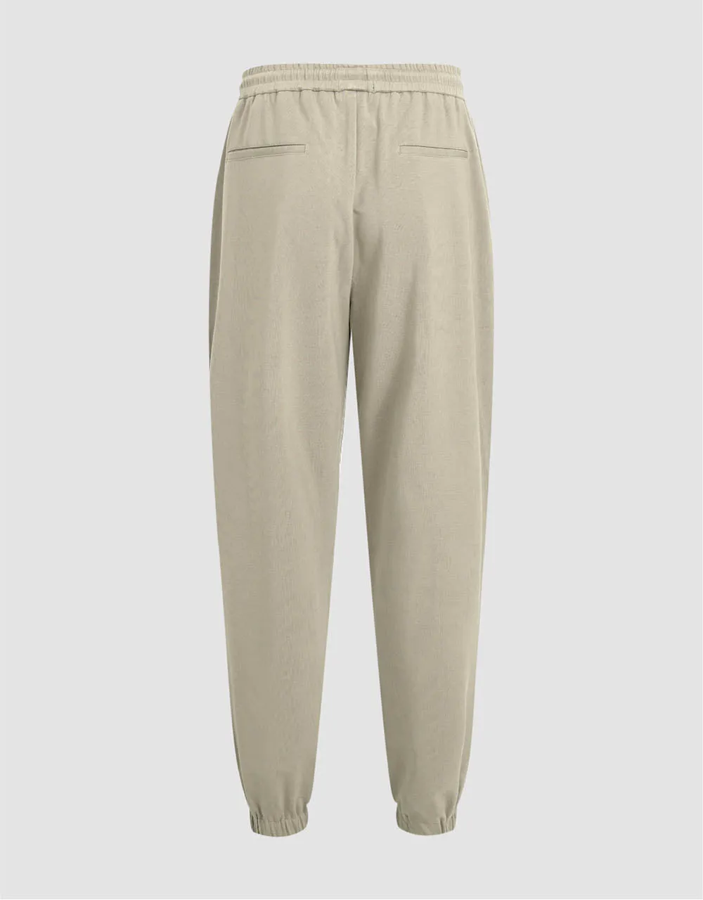 Drawstring Waist Knitted Jogger Pants sold by Urban Revivo product image thumbnail 2