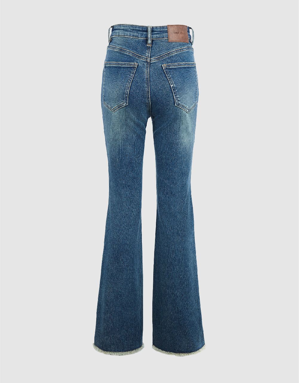Raw Hem Flare Jeans sold by Urban Revivo product image thumbnail 3