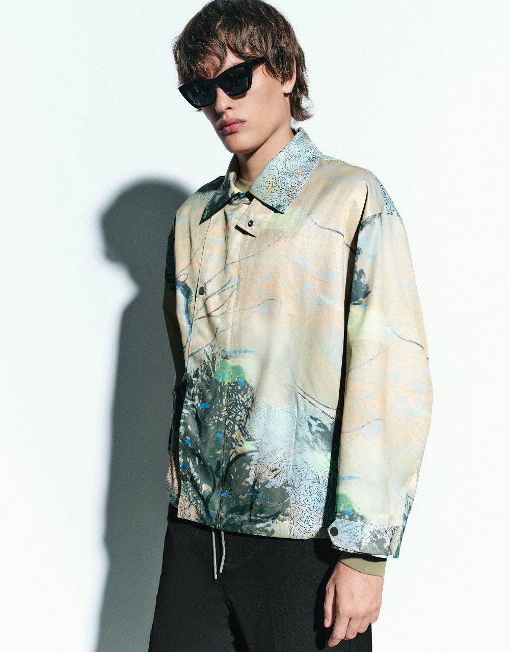 Printed Straight Jacket sold by Urban Revivo product image thumbnail 2