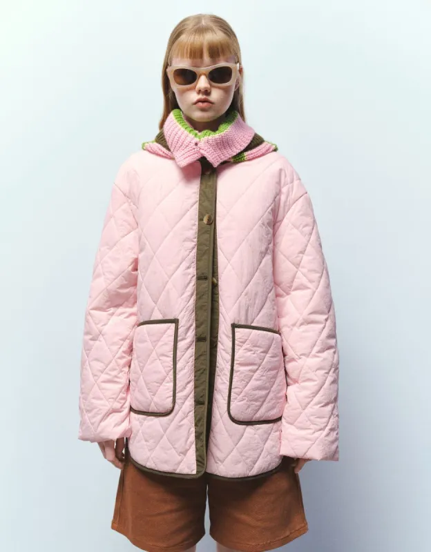 Oversized Crew Neck Padded Coat sold by Urban Revivo