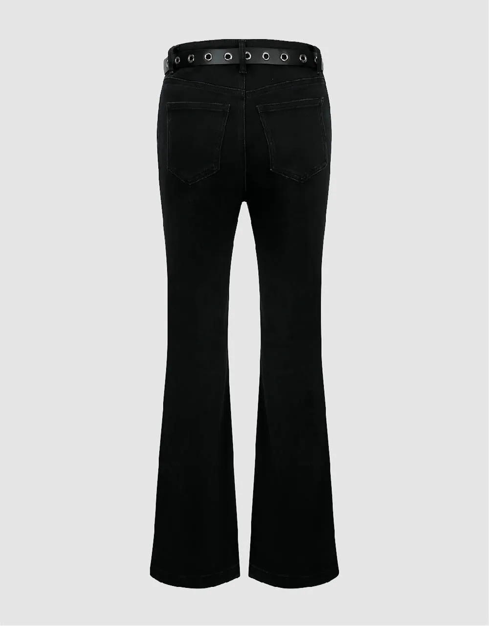 Flare Jeans With Belt sold by Urban Revivo product image thumbnail 3
