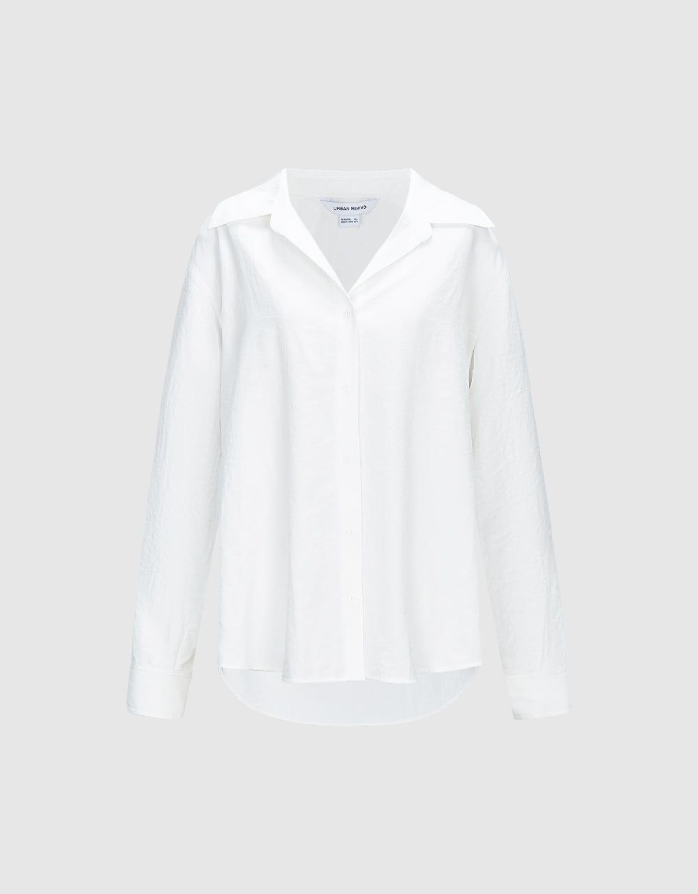 Button Up Straight Shirt sold by Urban Revivo product image thumbnail 2