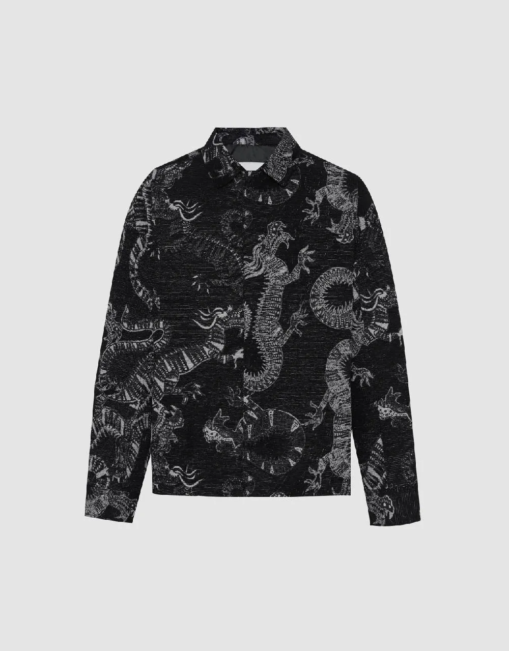 Dragon Printed Straight Jacket sold by Urban Revivo product image thumbnail 2