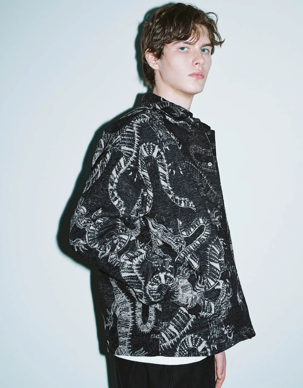 Dragon Printed Straight Jacket sold by Urban Revivo product image thumbnail 3
