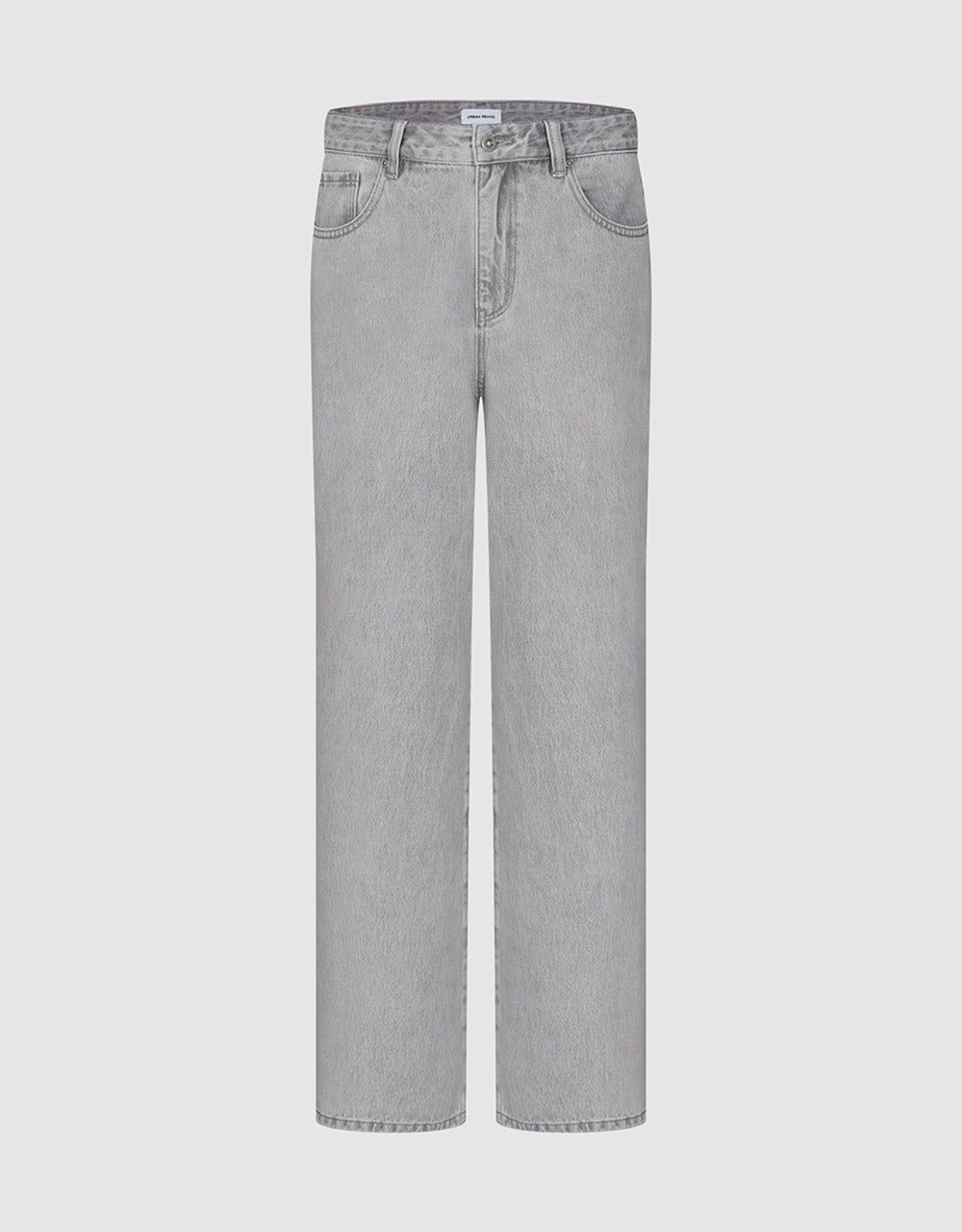 Printed Wide-Leg Jeans sold by Urban Revivo