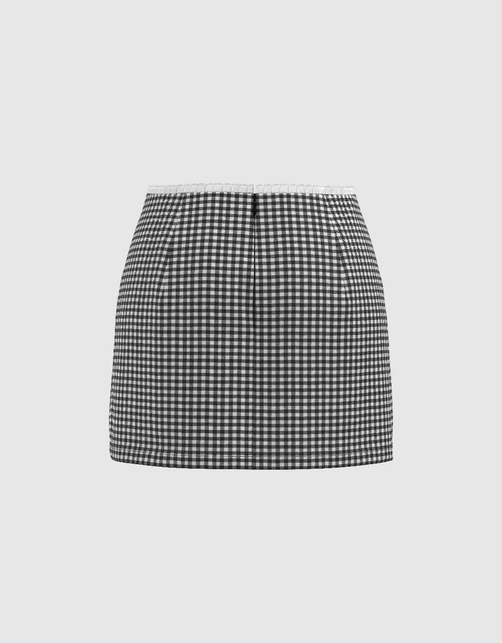 Gingham Mini A-Line Skirt sold by Urban Revivo product image thumbnail 3
