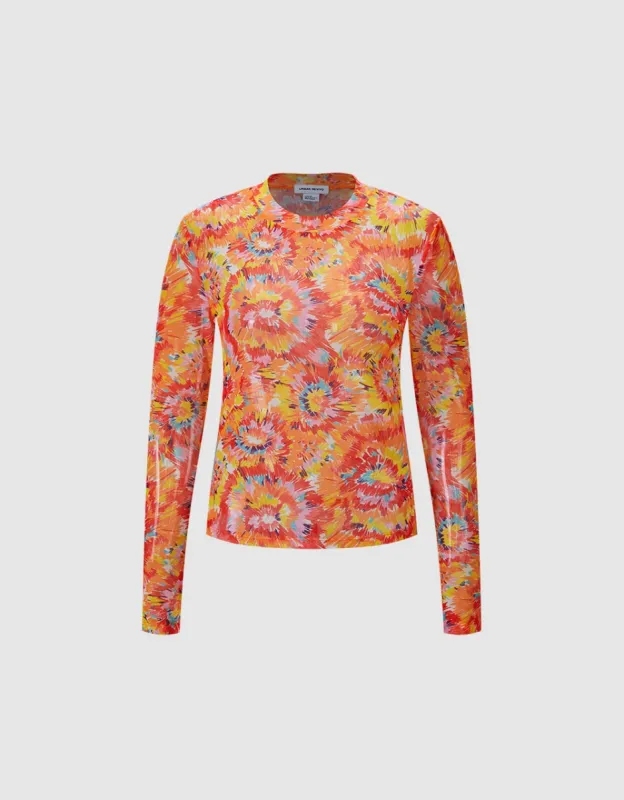 Floral Knitted Top made by Urban Revivo