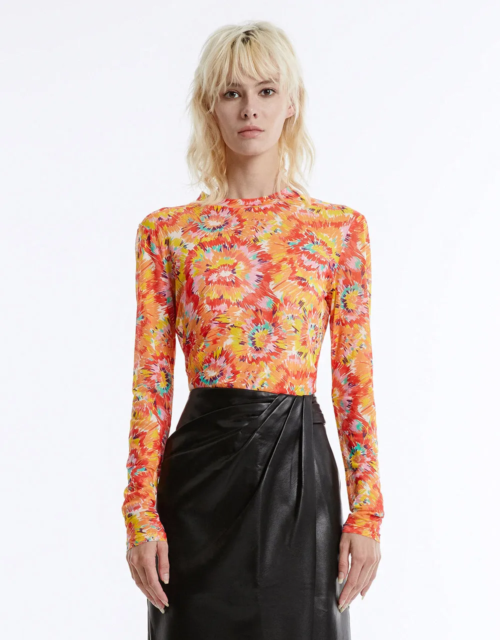 Floral Knitted Top sold by Urban Revivo product image thumbnail 2