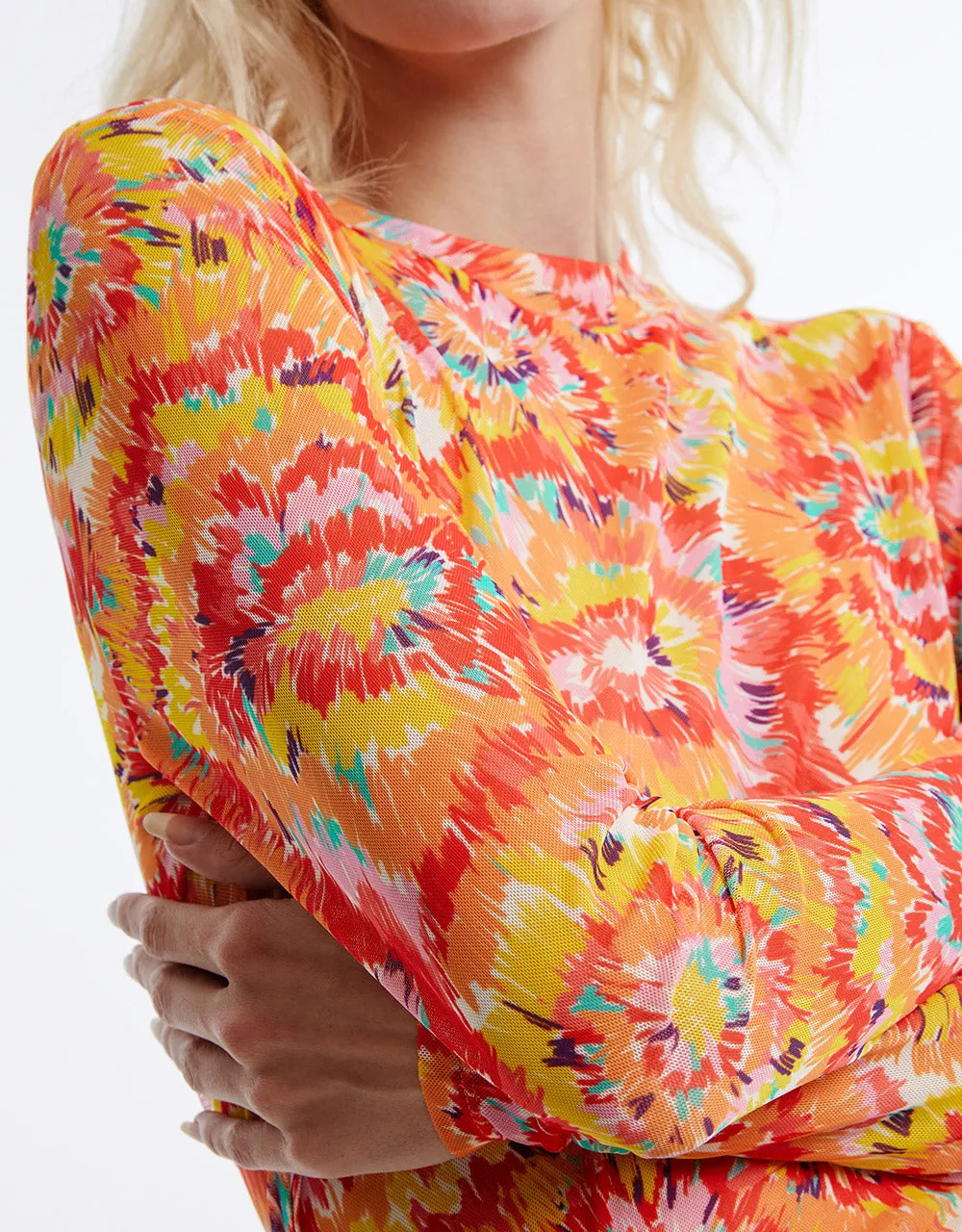 Floral Knitted Top sold by Urban Revivo product image thumbnail 5