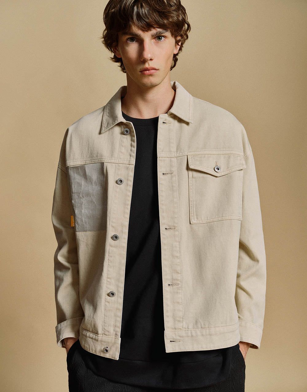 Button Up Denim Jacket With Pockets sold by Urban Revivo