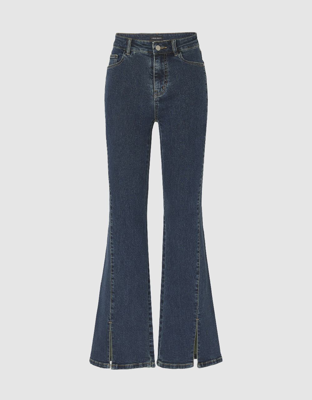 Split Hem Flare Jeans sold by Urban Revivo