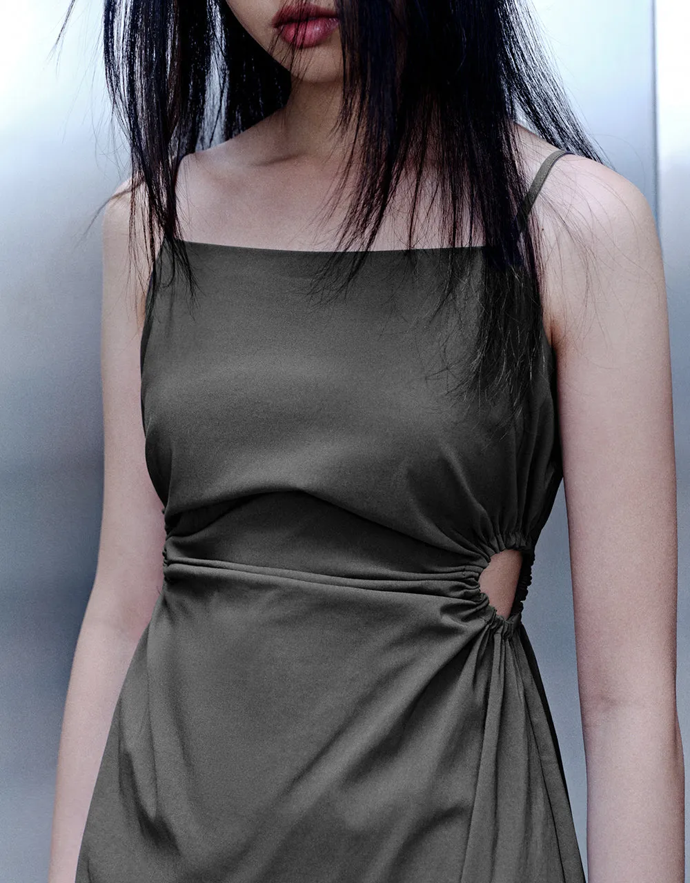 Off-Shoulder Skinny Cami Dress sold by Urban Revivo product image thumbnail 4