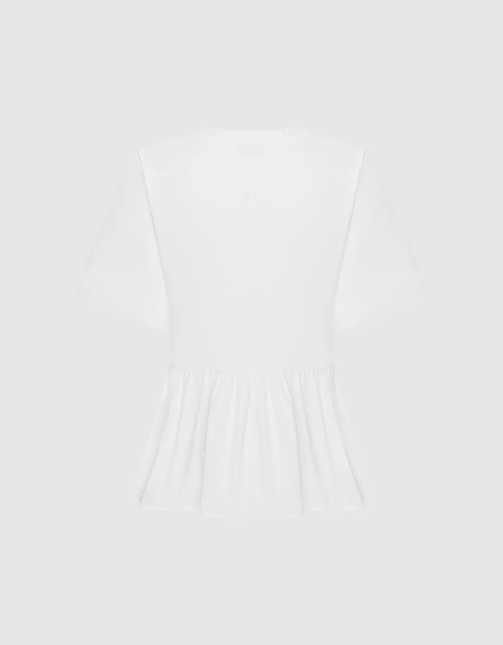 Crew Neck Straight T-Shirt sold by Urban Revivo product image thumbnail 5