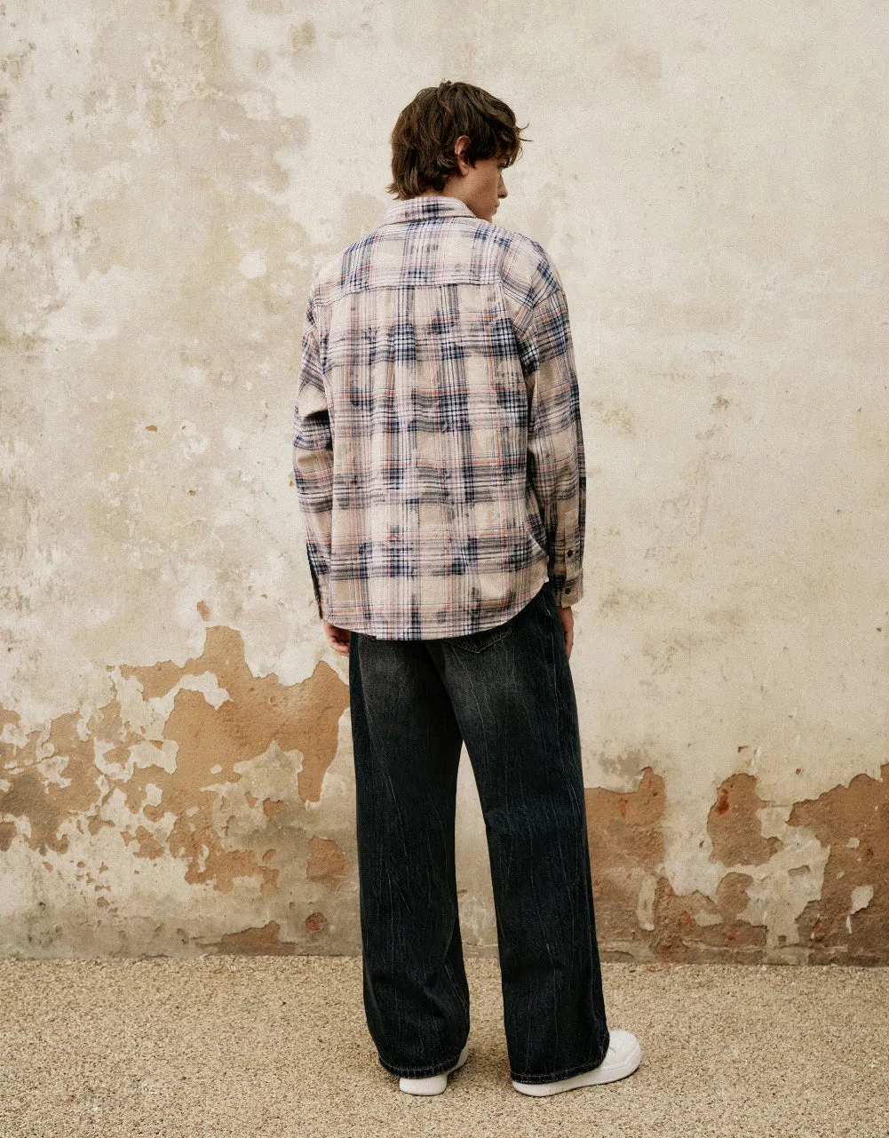 Plaid Oversized Shirt sold by Urban Revivo product image thumbnail 4