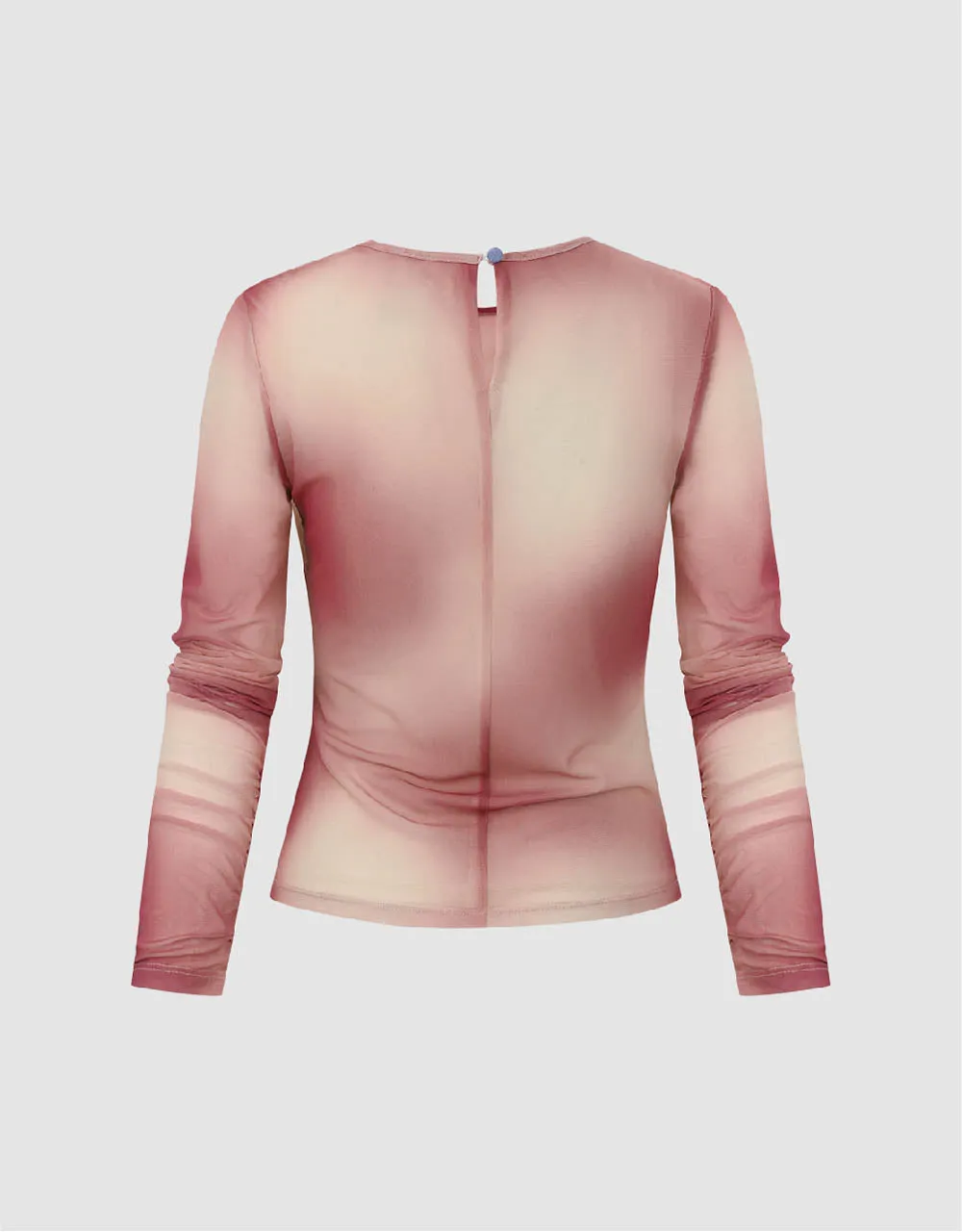 Ruched Printed Crew Neck Skinny T-Shirt sold by Urban Revivo product image thumbnail 5