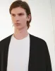 Open Front Straight Knitted Cardigan sold by Urban Revivo
