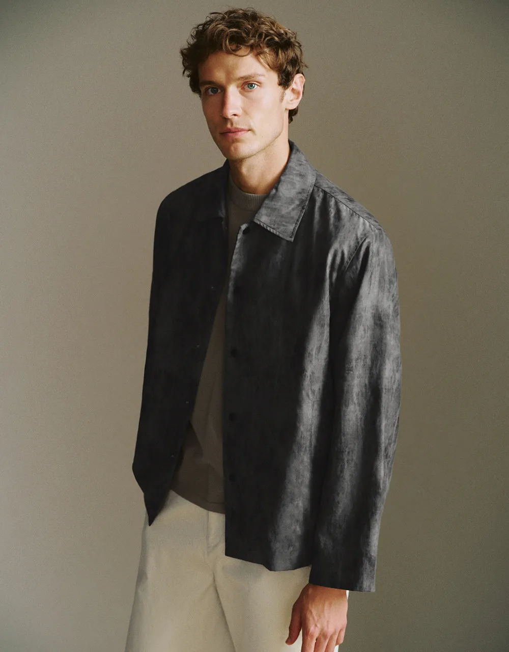 Printed Straight Jacket sold by Urban Revivo