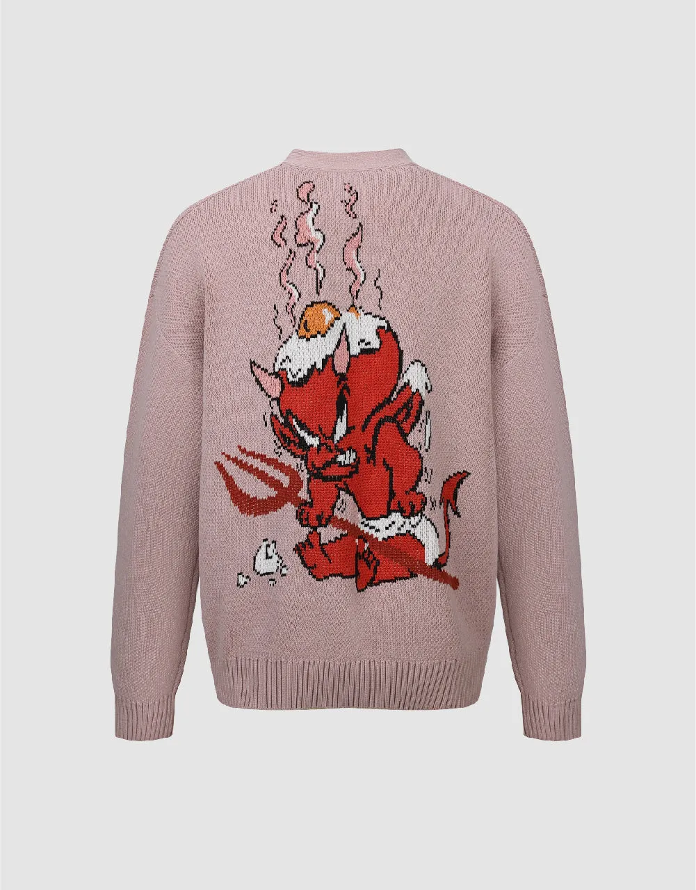 Drop Shoulder Sleeve Knitted Cardigan sold by Urban Revivo product image thumbnail 2