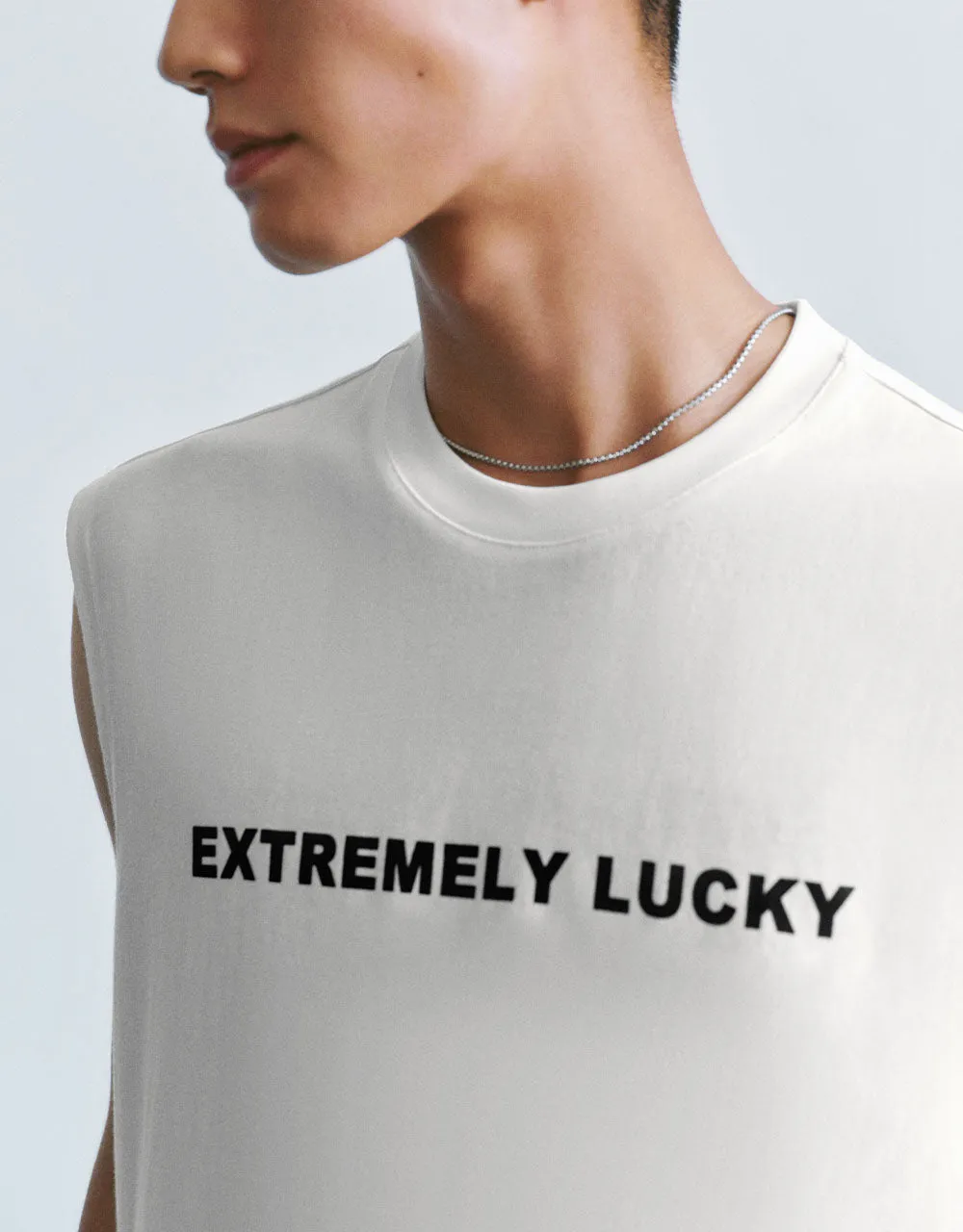 Letter Printed Crew Neck Tank Top sold by Urban Revivo product image thumbnail 4