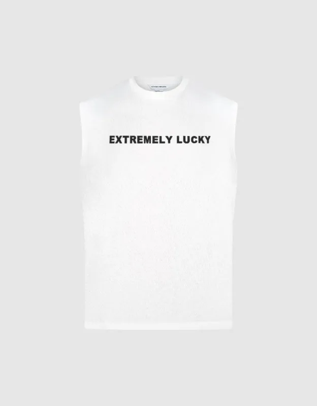 Letter Printed Crew Neck Tank Top sold by Urban Revivo