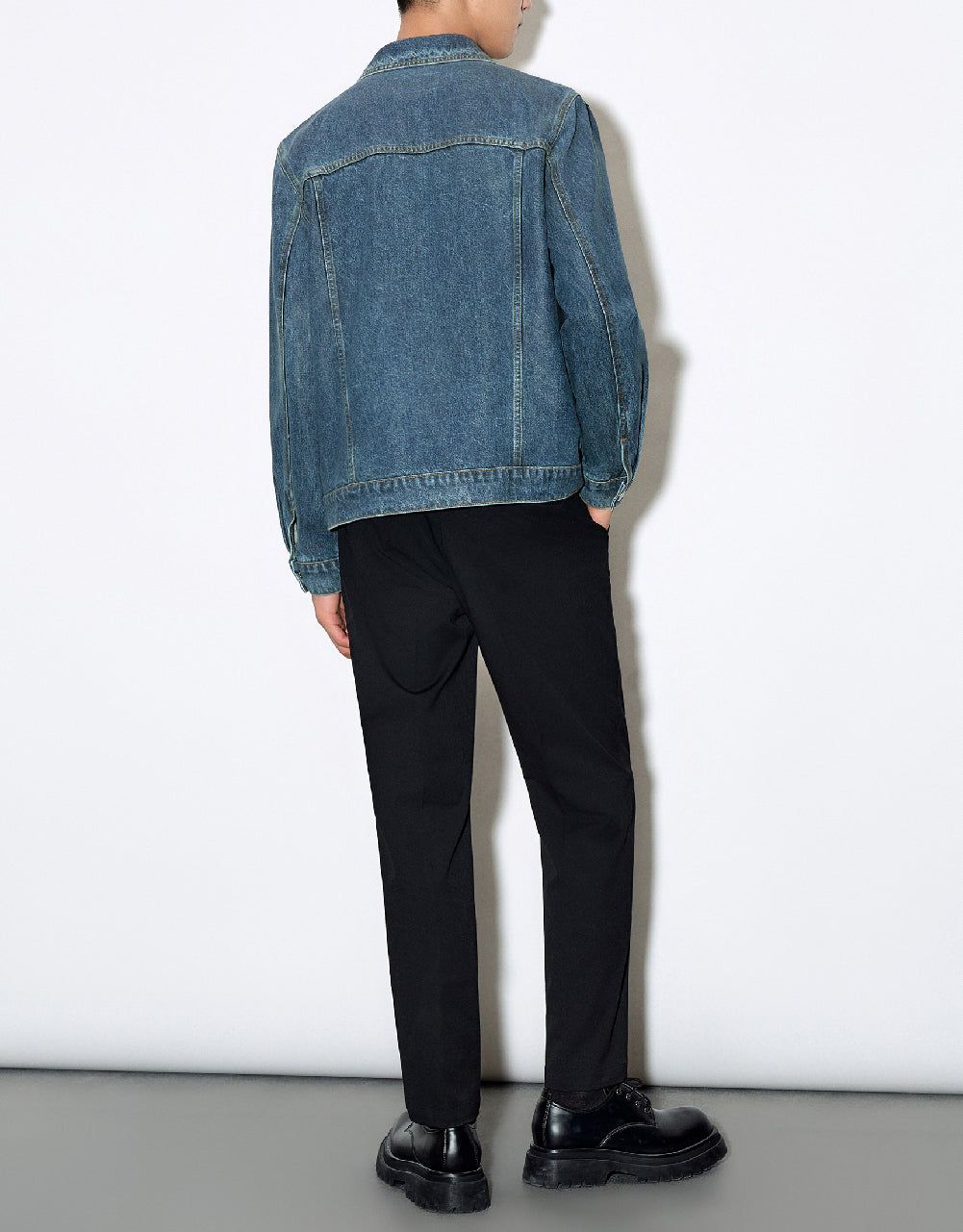 Button Up Denim Jacket sold by Urban Revivo product image thumbnail 4