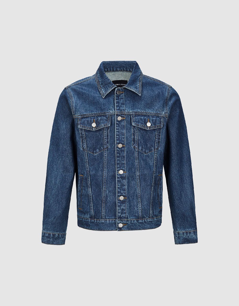 Button Up Denim Jacket sold by Urban Revivo
